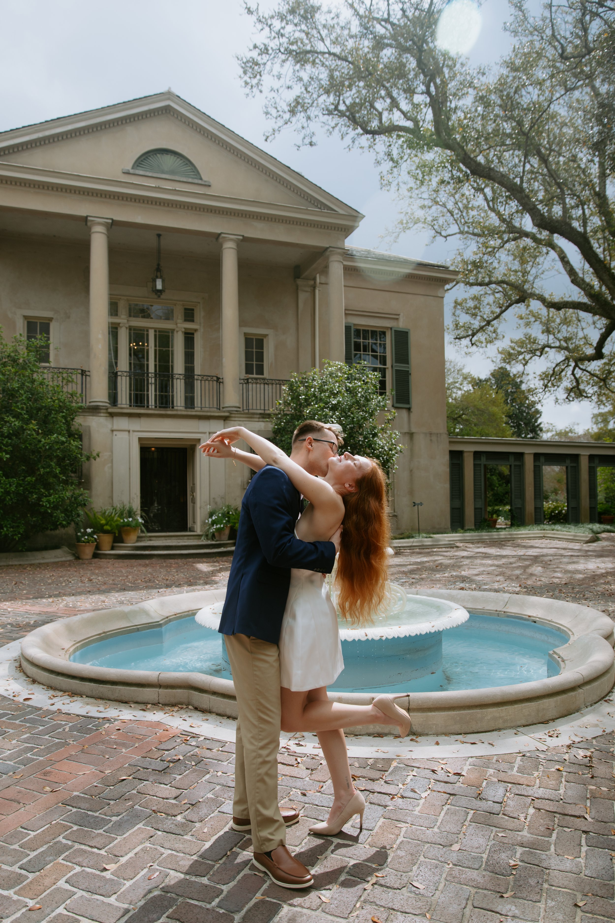 Longue Vue House Couples Photoshoot | Lilly &amp; Mark