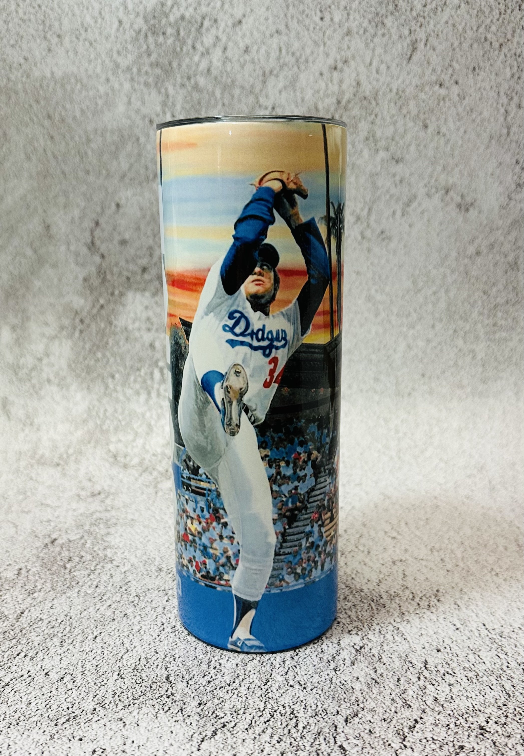 20 oz Dodgers- Valenzuela theme