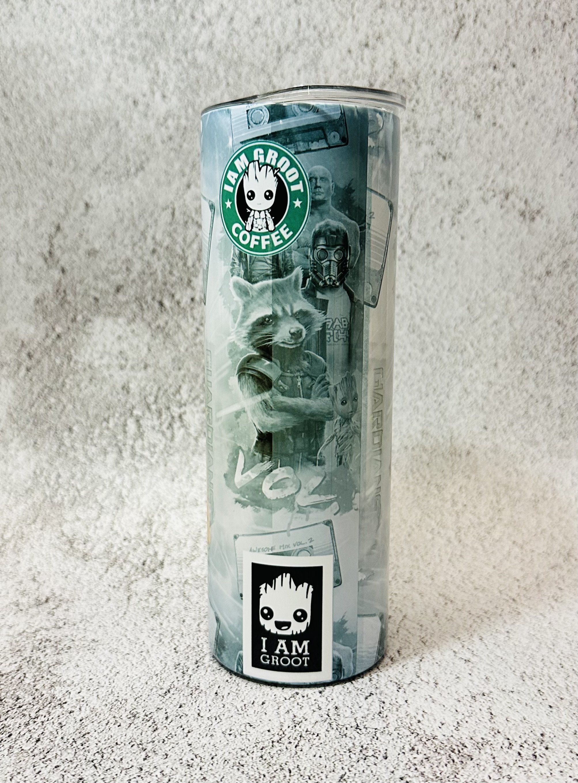 20 oz Groot theme