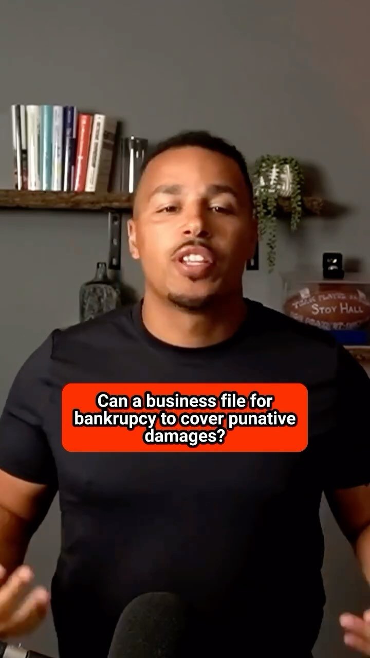 The brutal truth.
You can file Chapter 7 or Chapter 11 to protect yourself from collections.
But punitive damages? There’s no way out.
Because when it comes from fraud, malice, or intent to harm—bankruptcy won’t save you.
Hit th