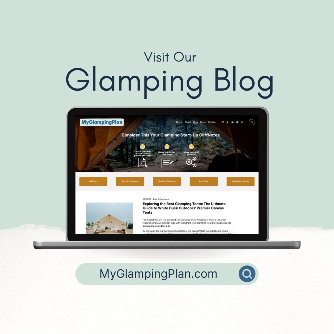 Be sure to tune into my blog, where I research what it takes to start a glamping business, tease you the key take-aways, and share them with you. 

See link in bio, or visit myglampingplan.com/blog

#glampingnotcamping #nature #outdoorlife #outdoorli