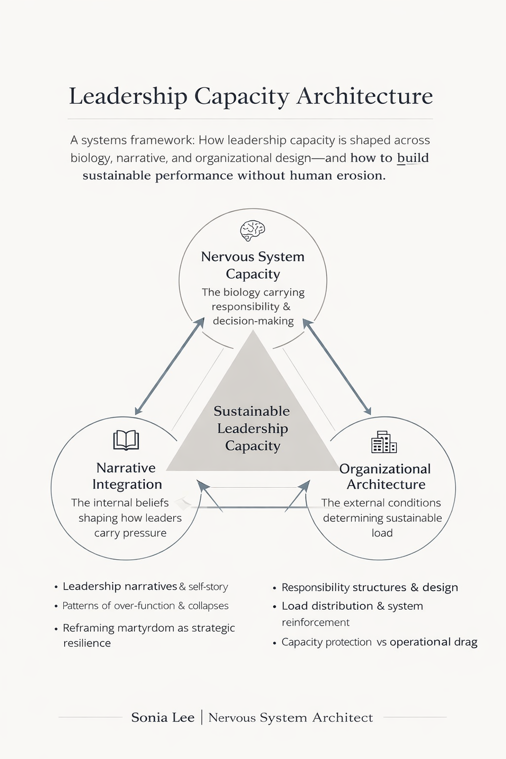 Leadership Capacity Architecture Diagram