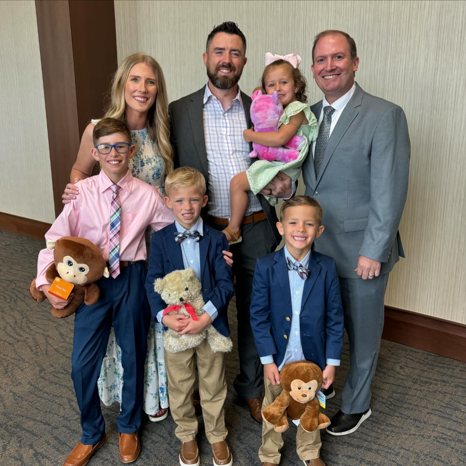Thankful to be able to share in this special adoption day with this great family!  Congratulations to the &ldquo;D&rdquo; family!