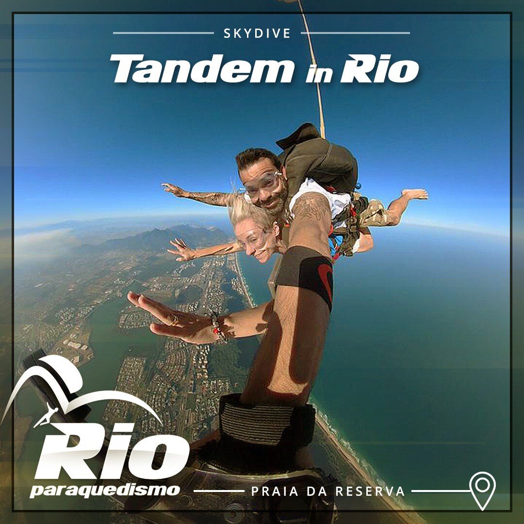 Descubra a verdadeira beleza do Rio de Janeiro. Discover the true beauty of Rio de Janeiro.
Rio Paraquedismo: Av. L&uacute;cio Costa, 10.234 (Praia da Reserva / Quiosque Ilha 12) +55 21 983287777
#rioparaquedismo #paraquedismo #skydive #saltoduplo #t