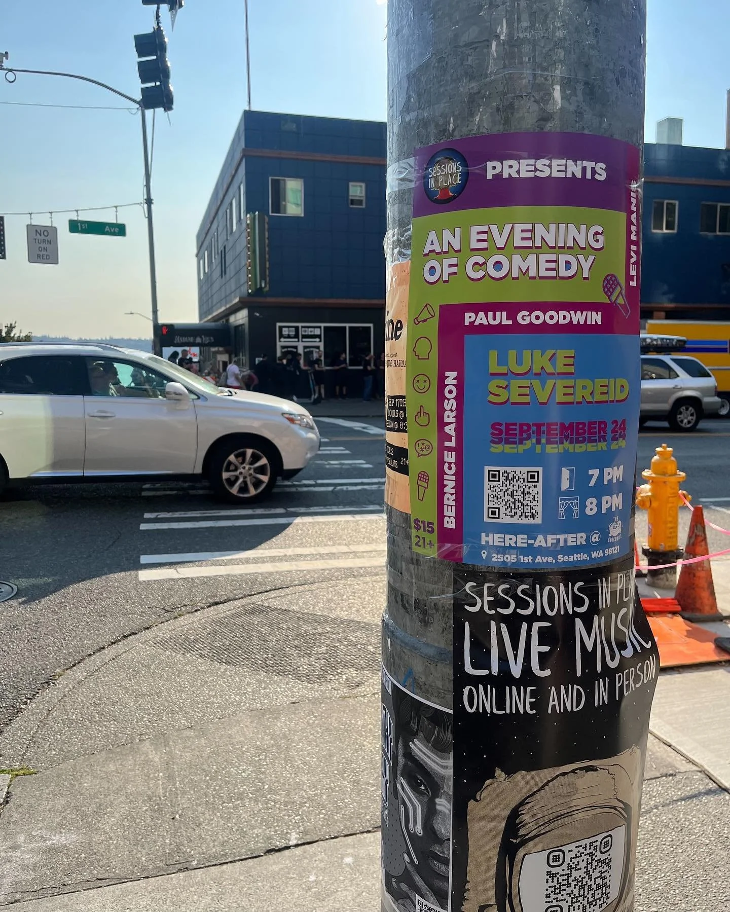 Derek put up all these posters around @thecrocodileseattle to make sure you found the right spot for this weekend&rsquo;s show 💜 What a considerate guy! 

Sunday, September 24 | 7:00 PM - 10:30 PM

Join us at Crocodile&rsquo;s @here_after_belltown f