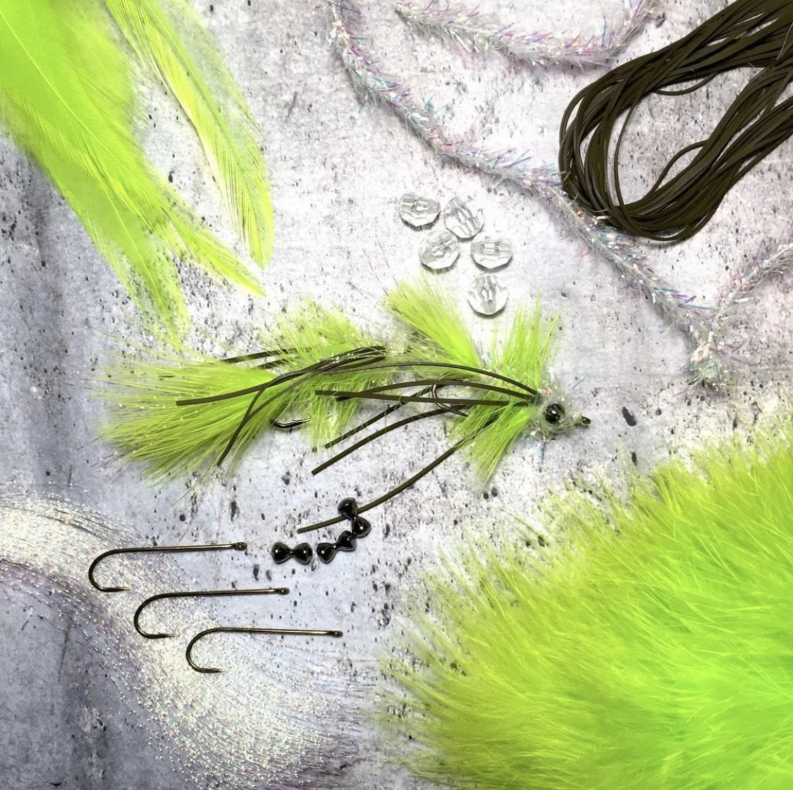 Circus peanut fly used for fly fishing