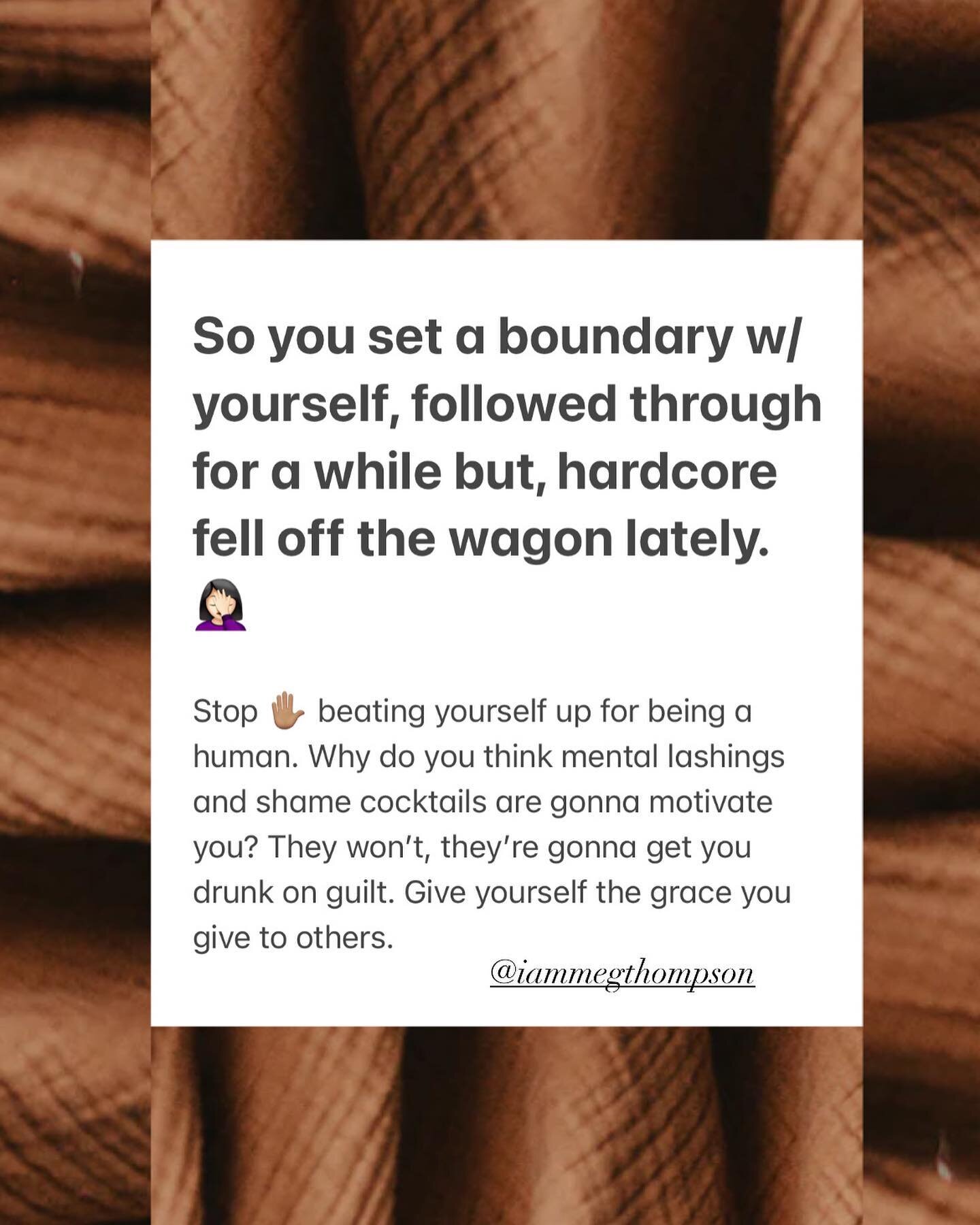 What&rsquo;s a more loving thought you can think RN? 

Bc yes, your shadow is TOTALLY getting off on you beating yourself up. And hey, maybe you disarm her by honoring that she&rsquo;s loving it.

And maybe you choose to be gentle with yourself.

May