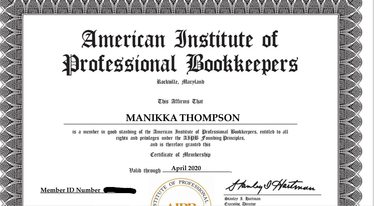 Studied and practiced accounting