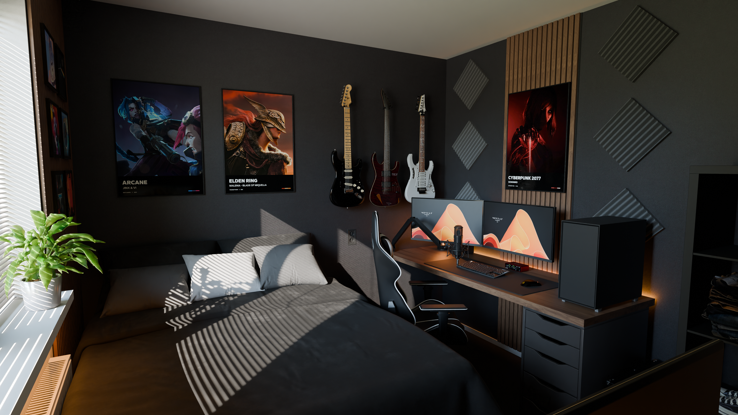 Bedroom 3D Design - 2.png