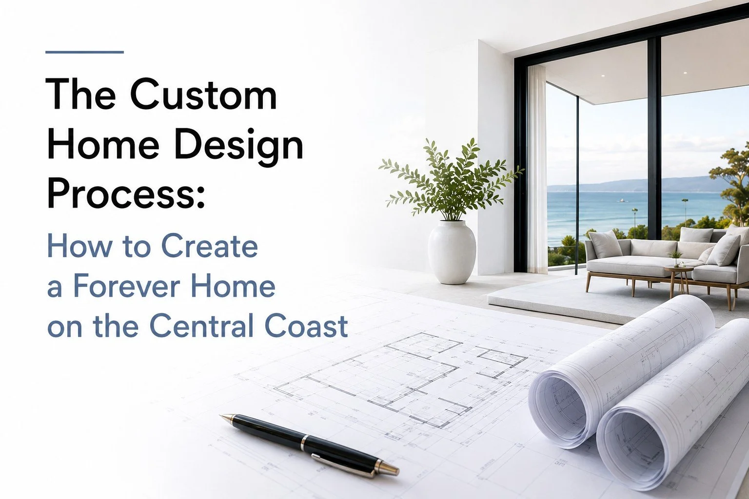 The Custom Home Design Process: How to Create a Forever Home on the Central Coast