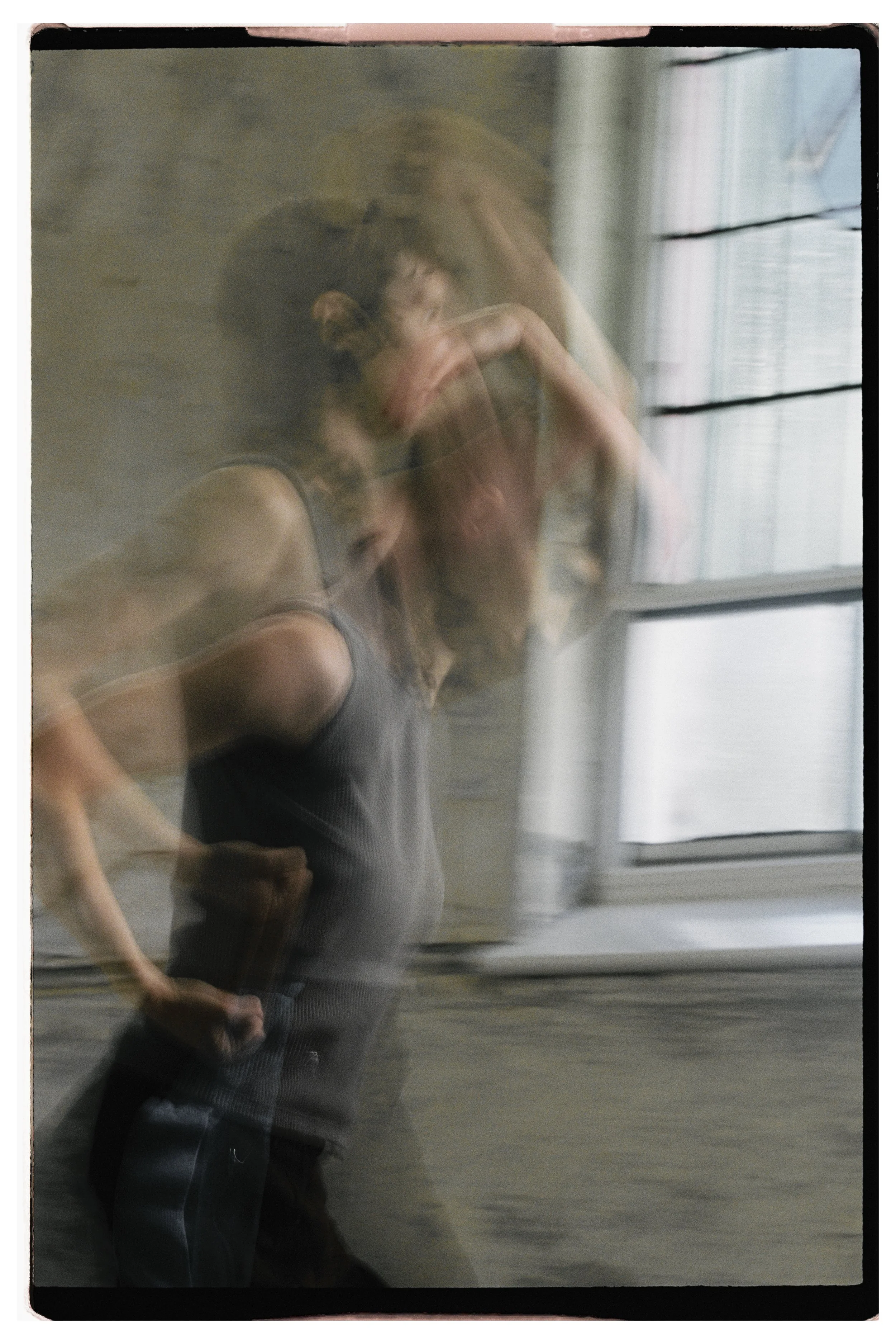 Still of Anika de Ruyter from Pretending Make Believe / If You Look Close Enough You Can See My Thoughts dance film, Photo: Tom Fisher.