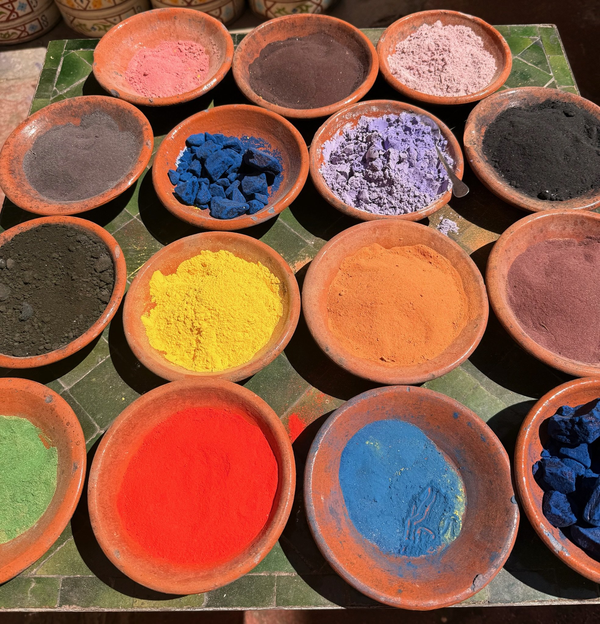 The colors of the Marrakech medina