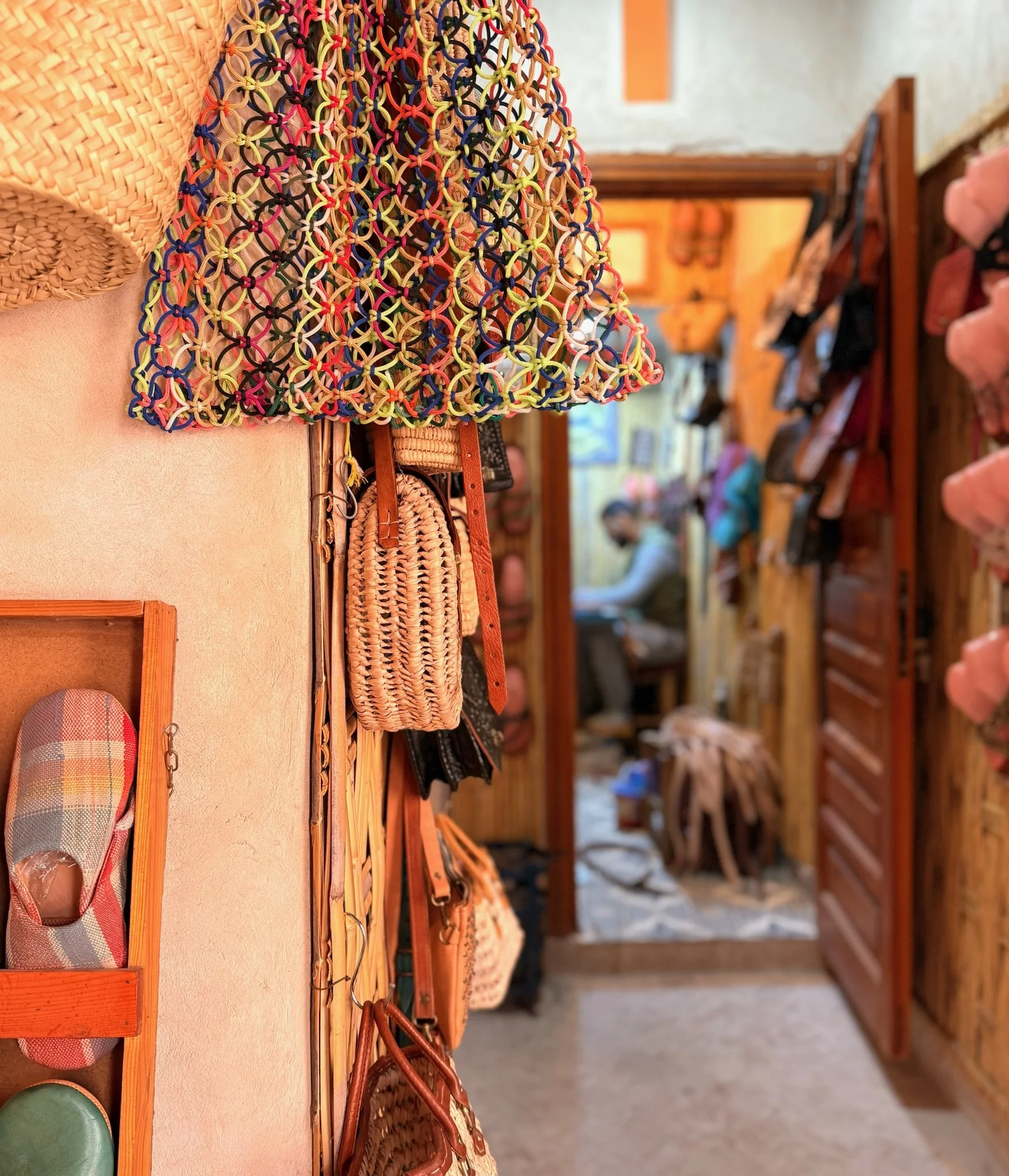 The souks in the old medina near Le Jardin Secret