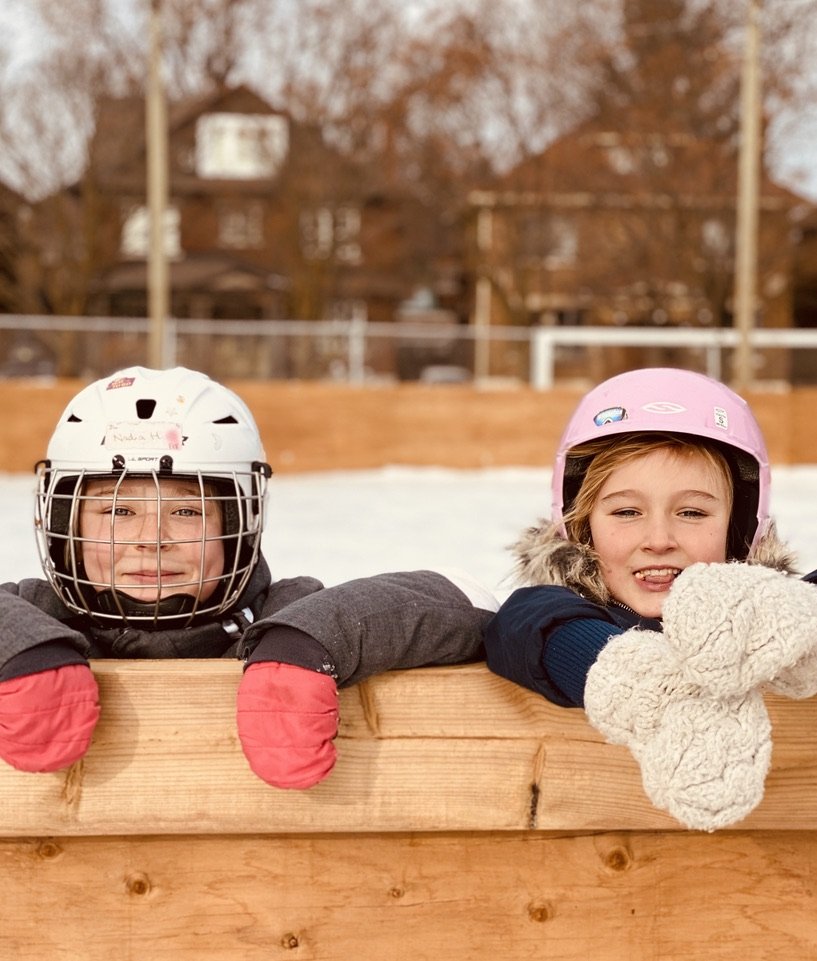 Back yard hockey rinks!