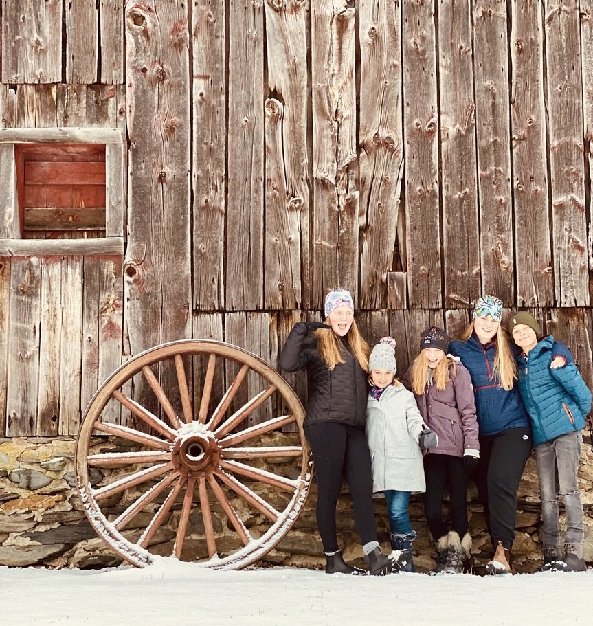 Quaint barns