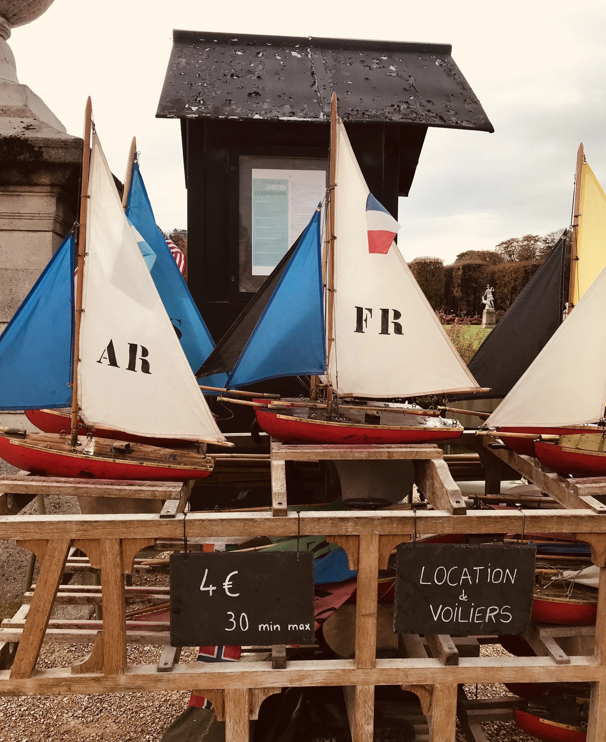 Luxenbourg Gardens, Boat rentals