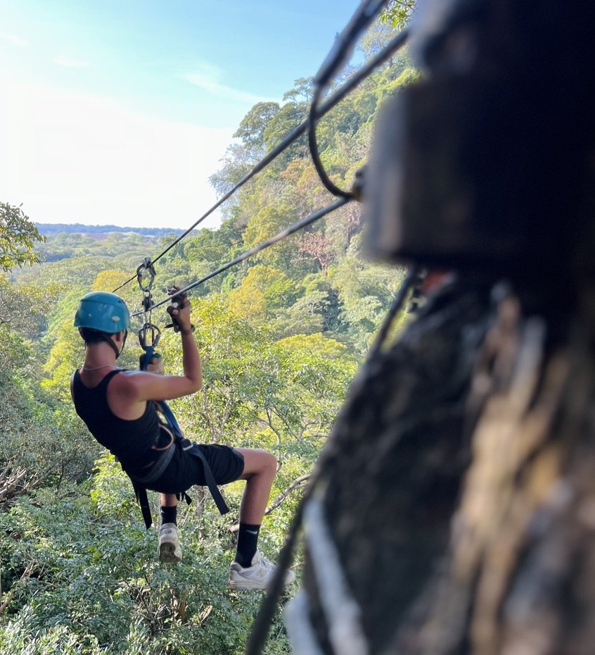 Insane zip lining
