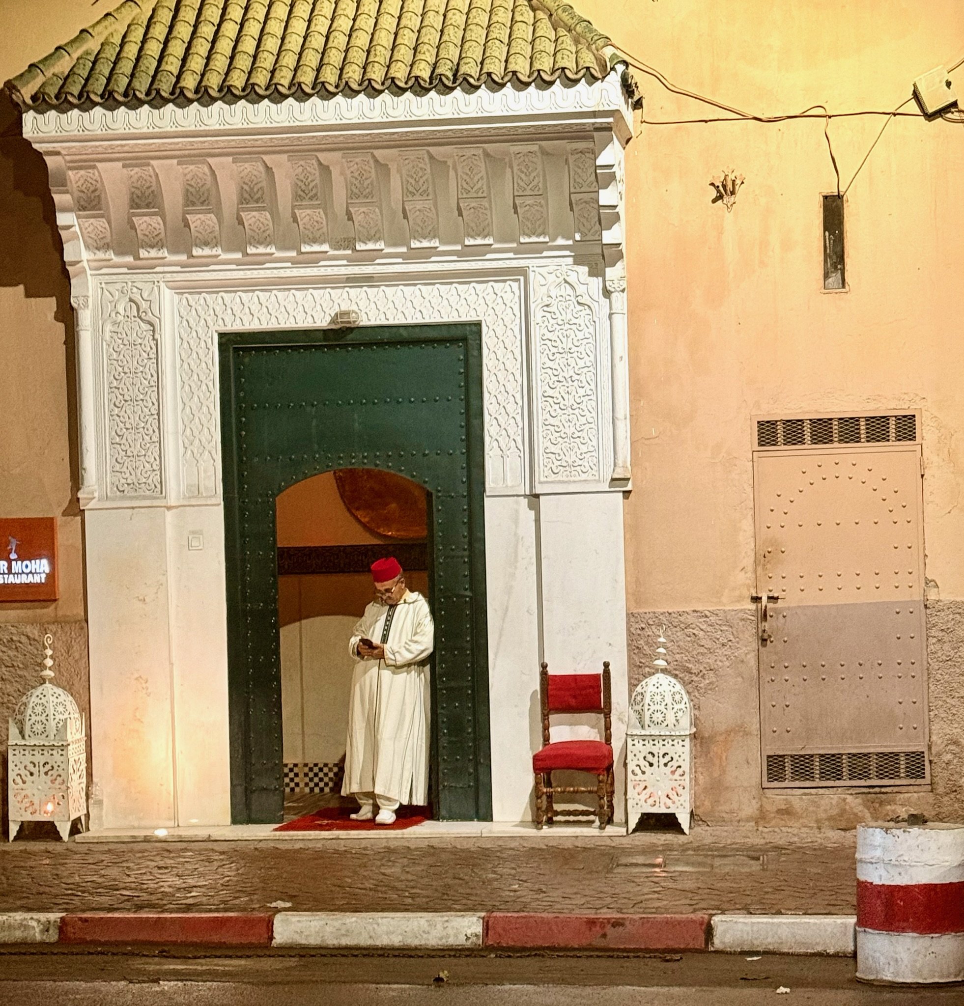 Waiting for his tribe