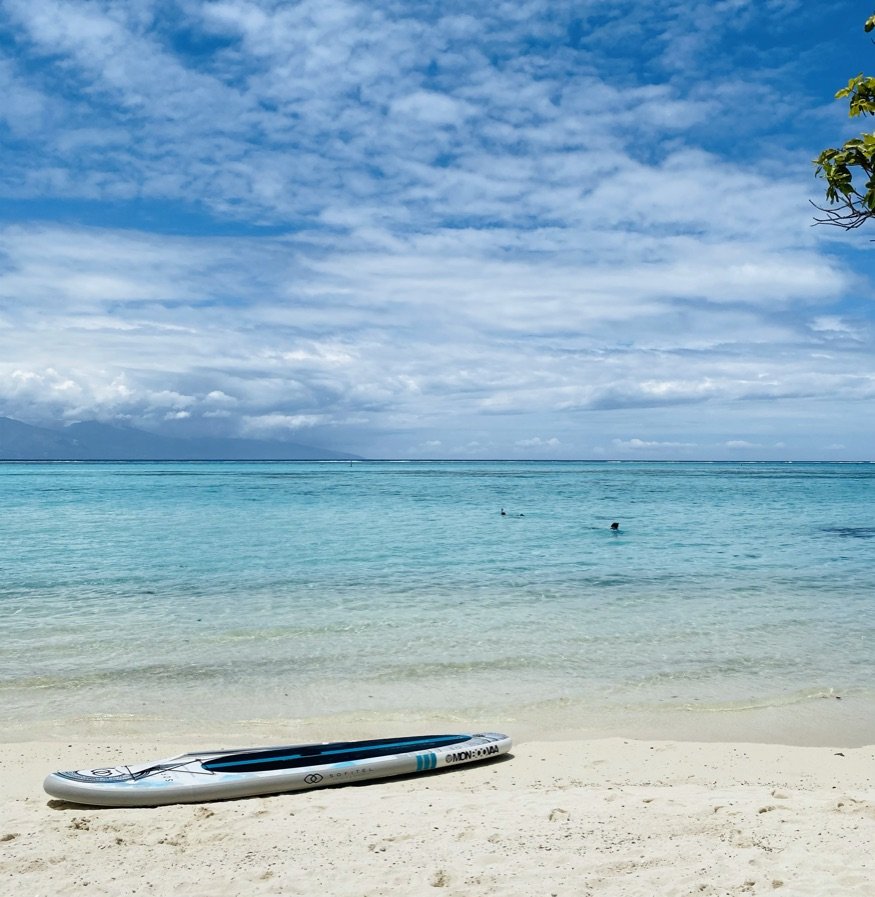 The bluest, warmest water