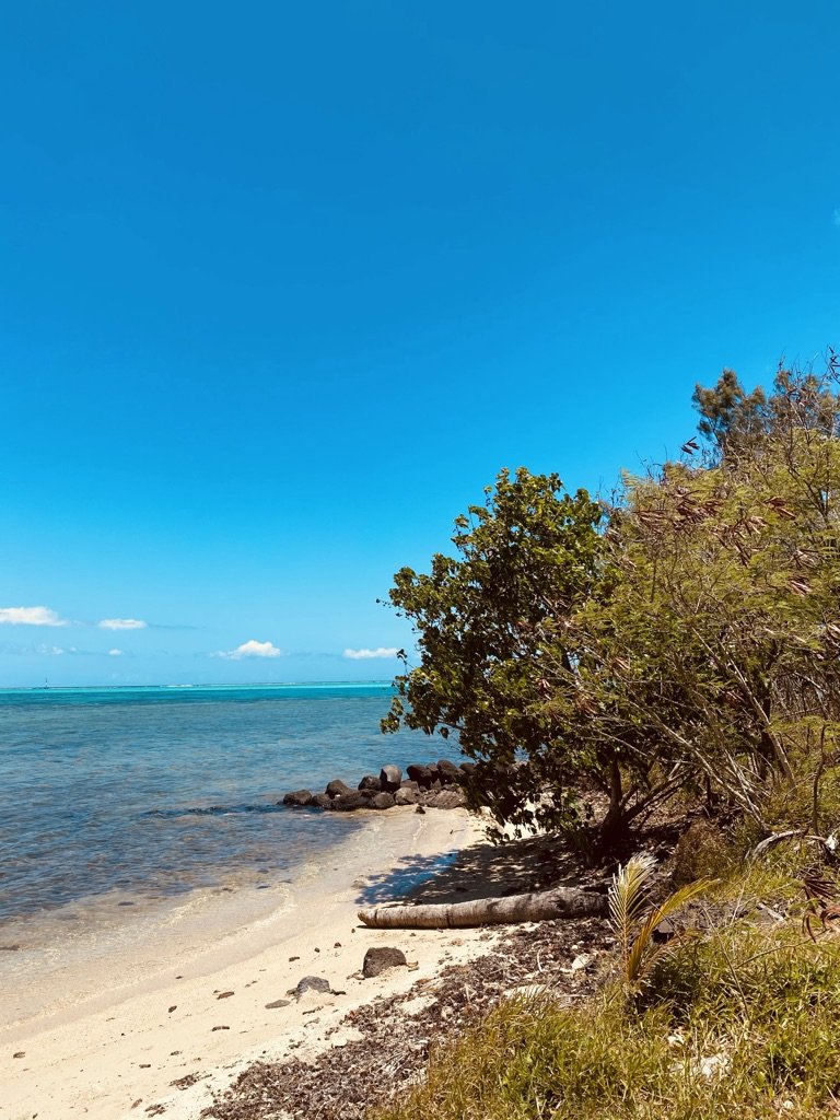 Private beach