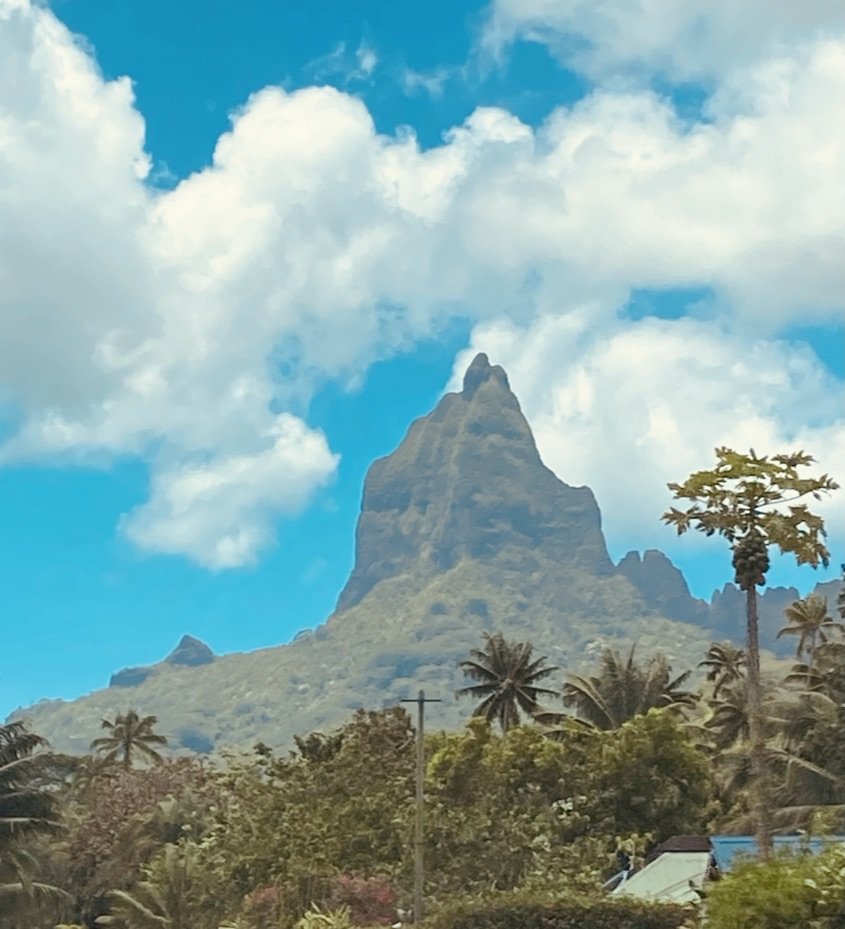 Mount Tohivea volcanic peak