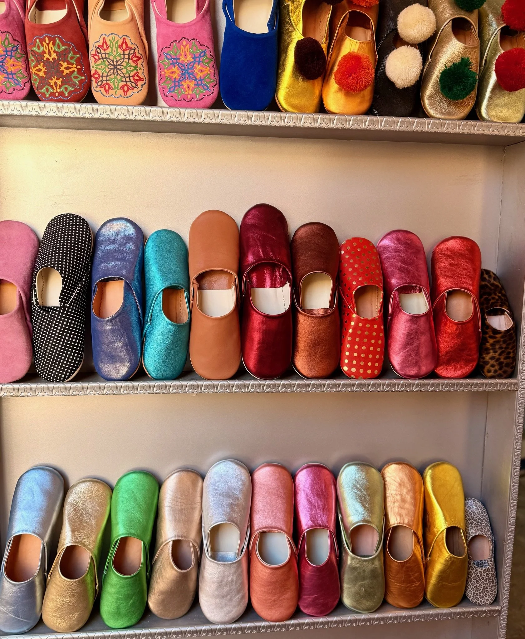 to all the colors of the rainbow