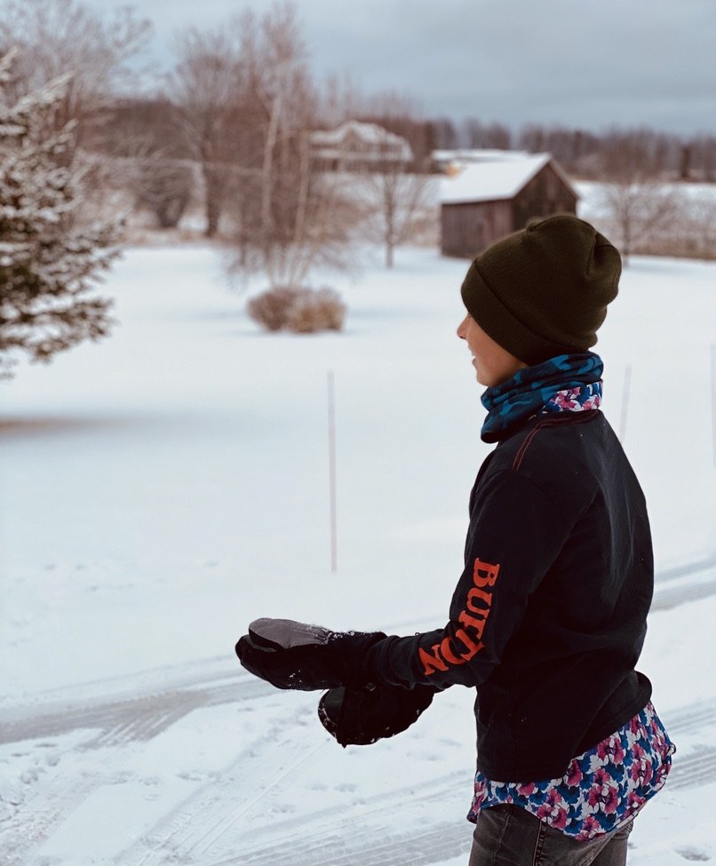 California kids in snow
