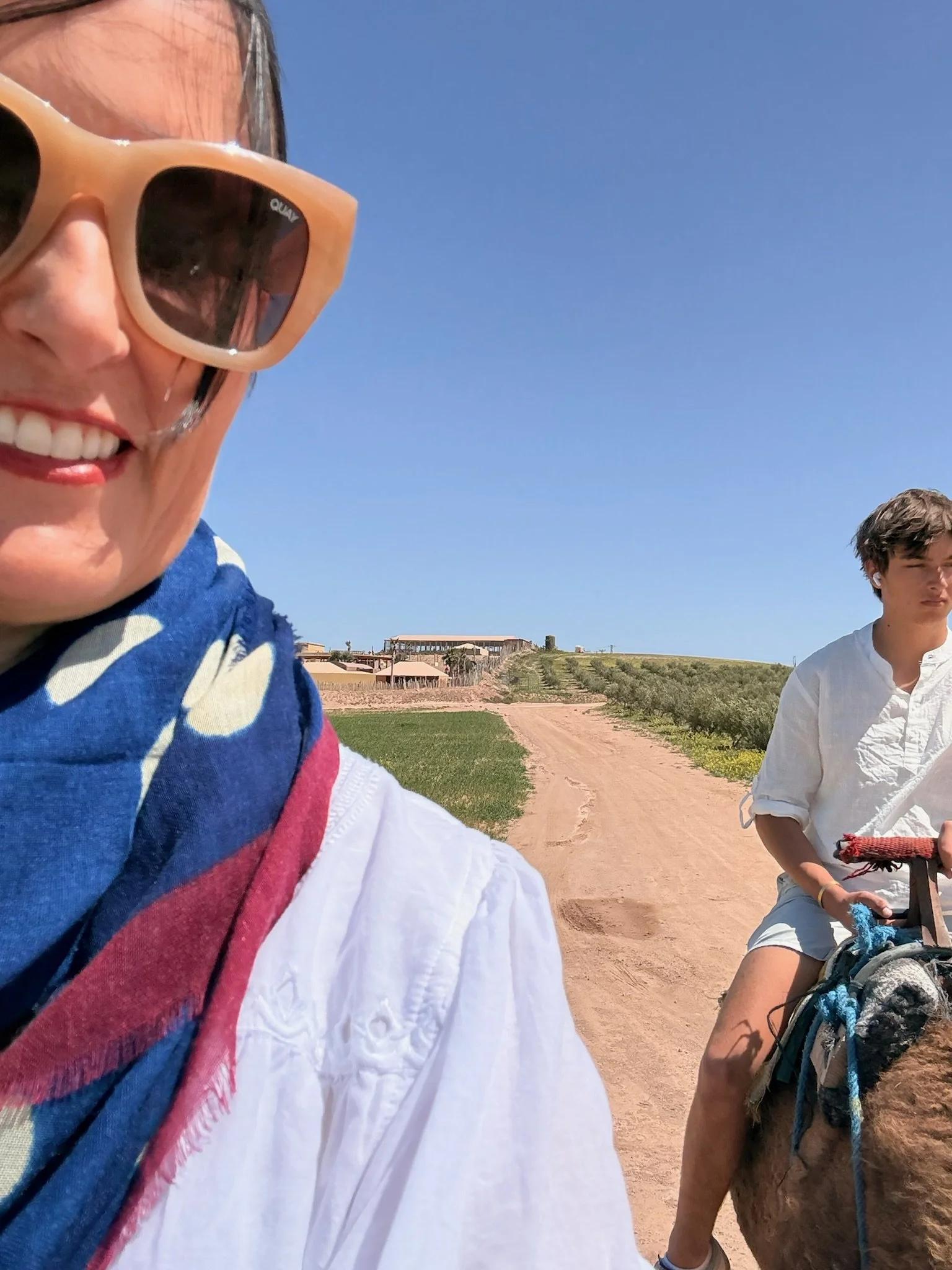 A short jaunt on a one-humped camel named Attie