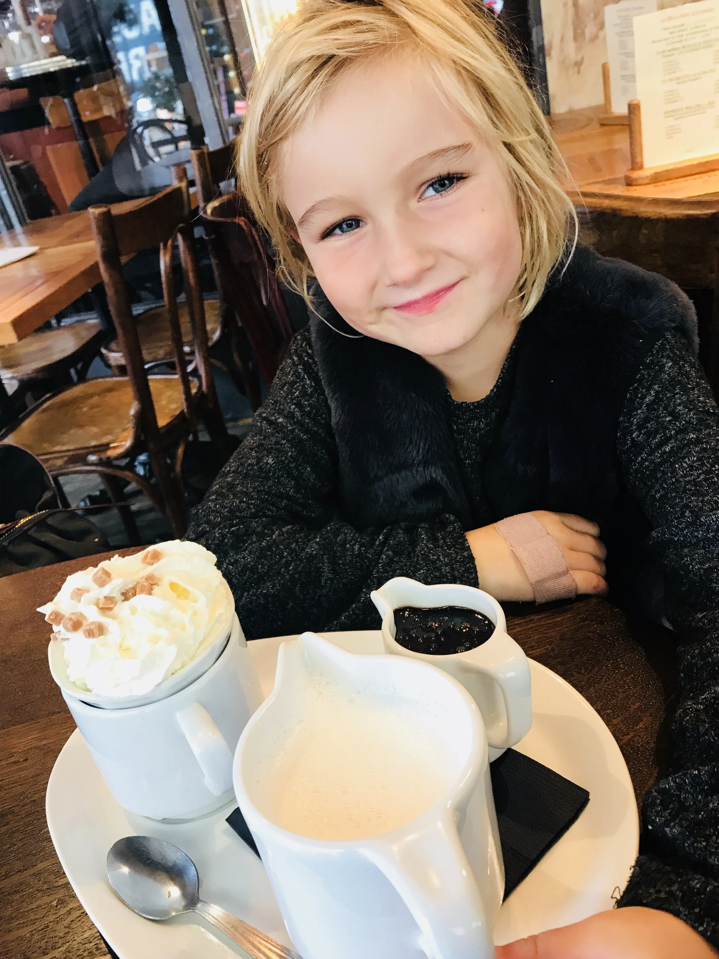 Hot chocolate for a queen