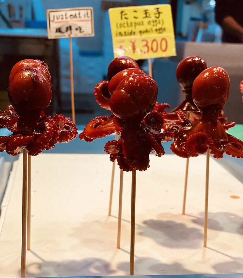 Candied octopus, anyone?
