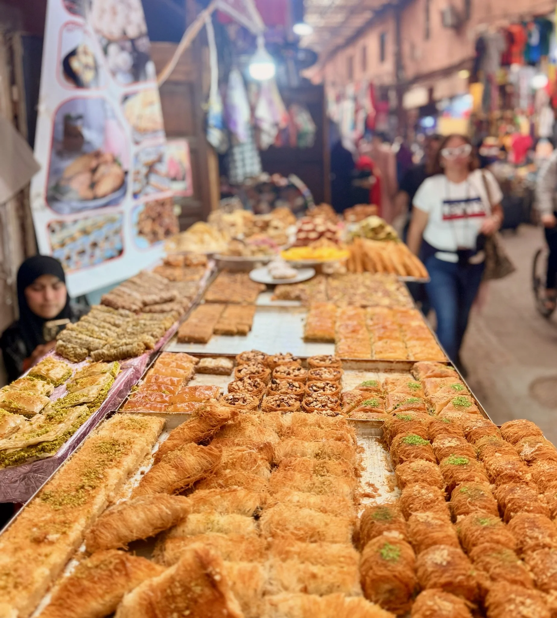 And even during Ramadan, midday - sweet treats