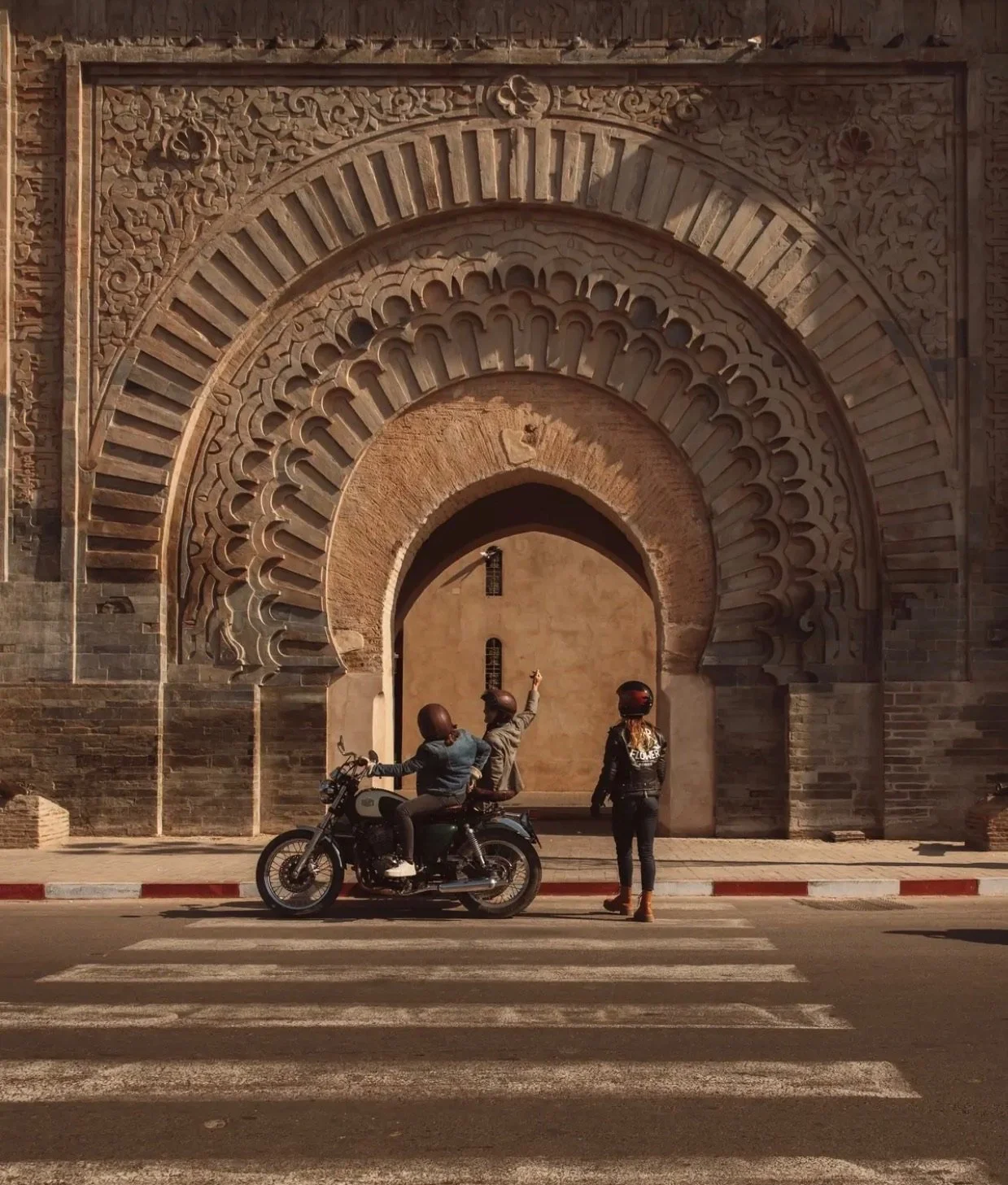 A fancy sidecar tour of the city and the outskirts