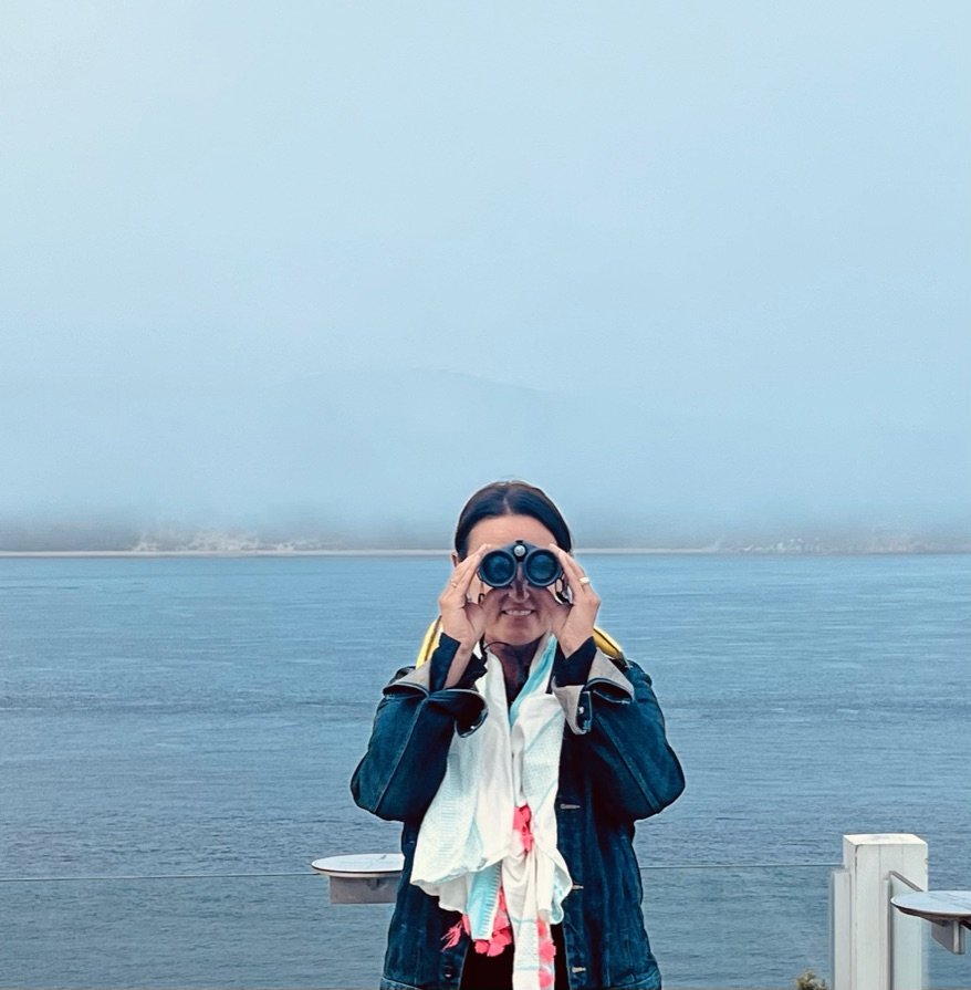 Looking for whales in Baie-Saint-Catherine