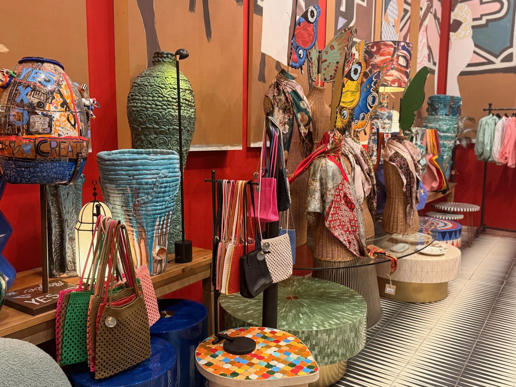 The stunning boutique at El Fenn Hotel