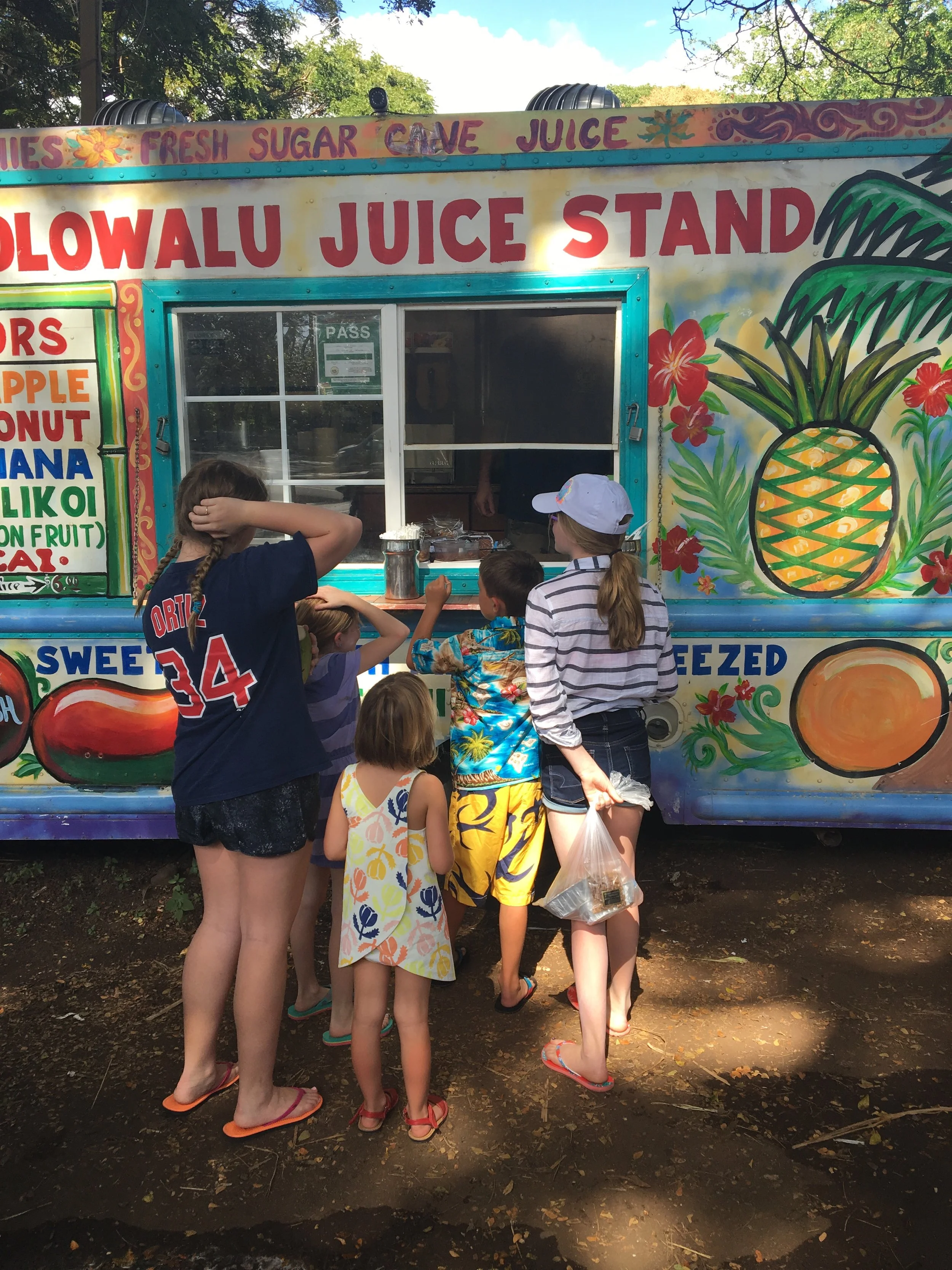 Juice stands all over Maui