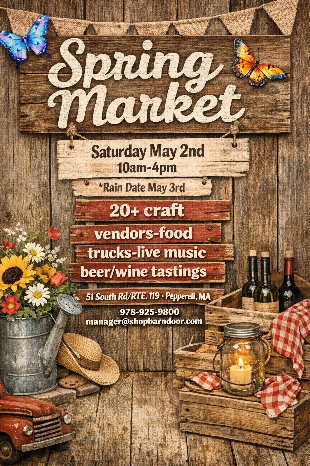 Barn Door Spring Event