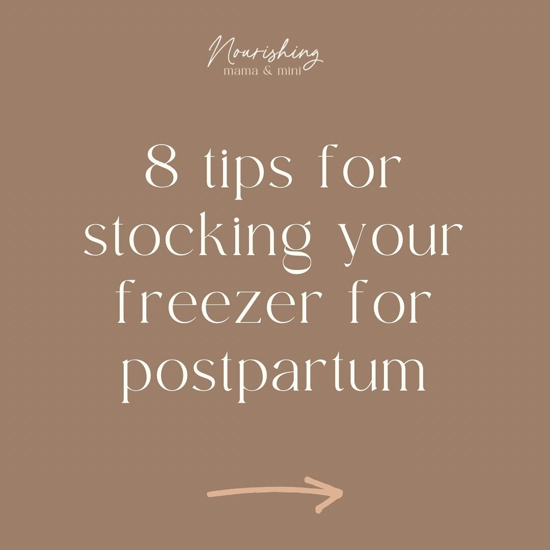 Are you waiting for your mini to arrive earthside?

Why not stock the freezer with some nourishing meals. Cooking is the last thing you will want to be doing in the early days. 

Having a freezer full of nourishing snacks and meals can be life changi