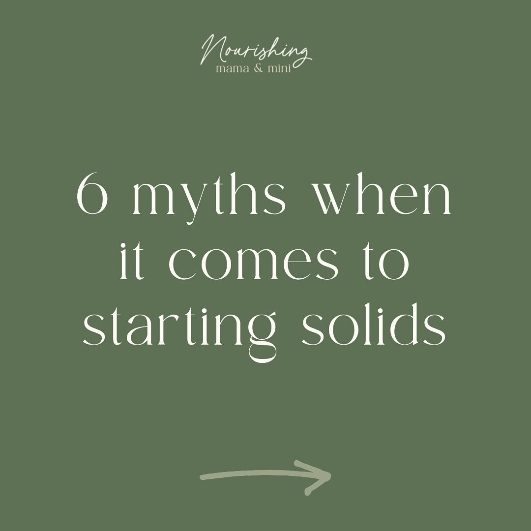 So do you want some actual good advice?

1️⃣ Start solids when your baby has met the developmental signs of readiness at around 6 months (usually 5.5-7 months).
2️⃣ Offer your baby real food.
3️⃣ Why shouldn&rsquo;t your baby have flavour? If you wan