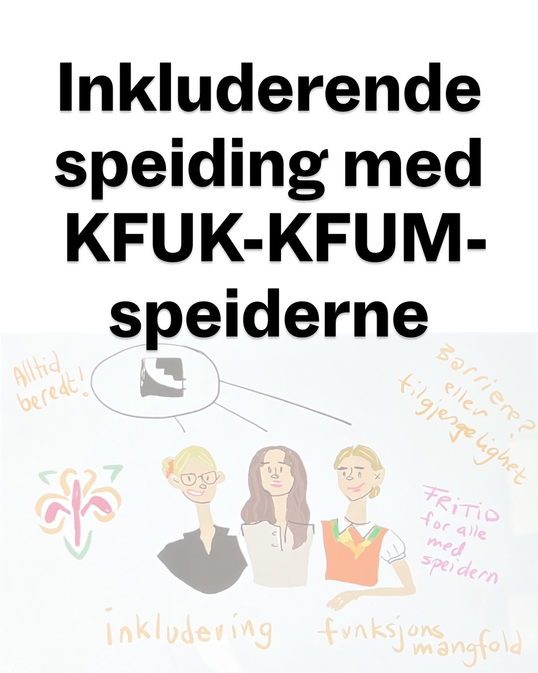 Vi er stolte av samarbeidet v&aring;rt med KFUK-KFUM-speiderne om &aring; gj&oslash;re speiding inkluderende for alle! 

I starten av mars deltok vi p&aring; ALLEMED-konferansen med @kmspeider for &aring; snakke om tiltak for &aring; gj&oslash;re spe