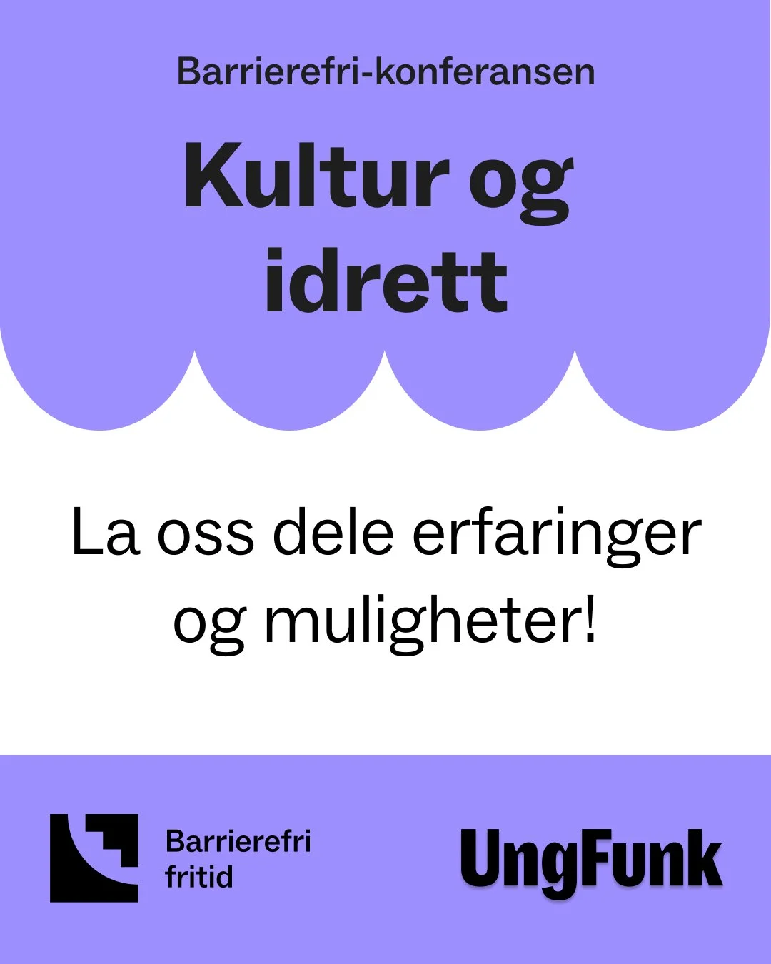 Neste tema er kultur og idrett, hvor vi sammen skal dele erfaringer og muligheter🤩

Vi skal ha spennende innlegg fra: 

🔸Vibeke W&oslash;ien Hansen, Institutt for Samfunnsforskning
🔸Hilde Moseby Berge og Josefine Horn, UngParaFRISK
🔸Ingeborg Dugs