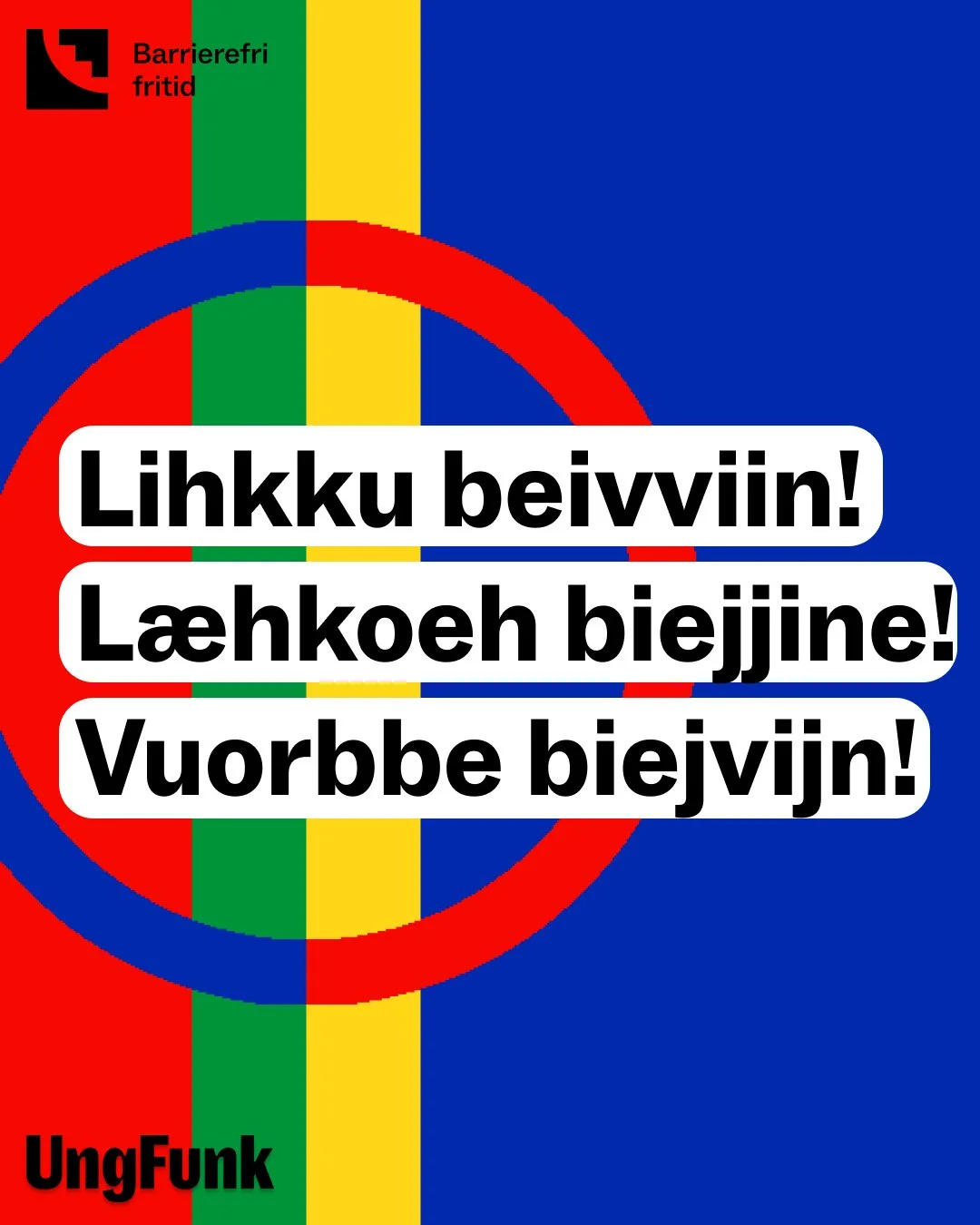 Gratulerer med den samiske nasjonaldagen! I dag l&oslash;fter vi betydningen av &aring; bygge et samfunn hvor alle er inkludert og f&aring;r delta - ogs&aring; samiske barn og unge med funksjonsnedsettelser og kroniske sykdommer. 

Spr&aring;k og rep
