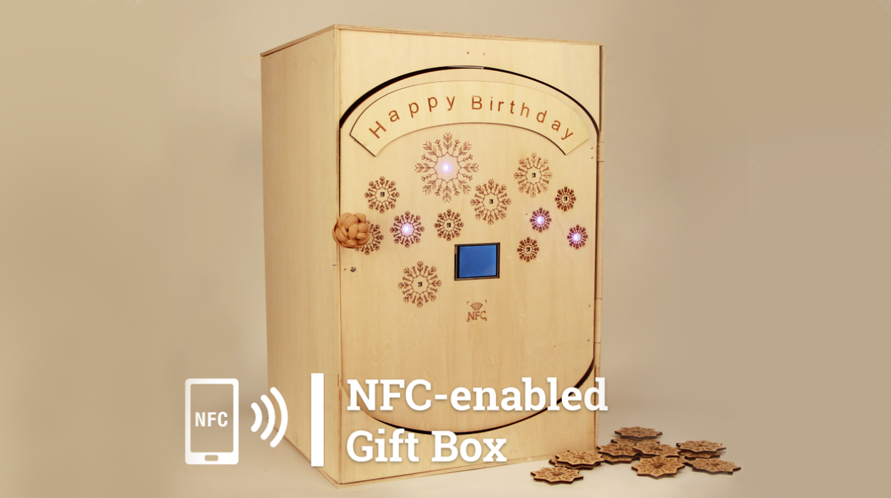 NFC Gift Box for Birthday Party