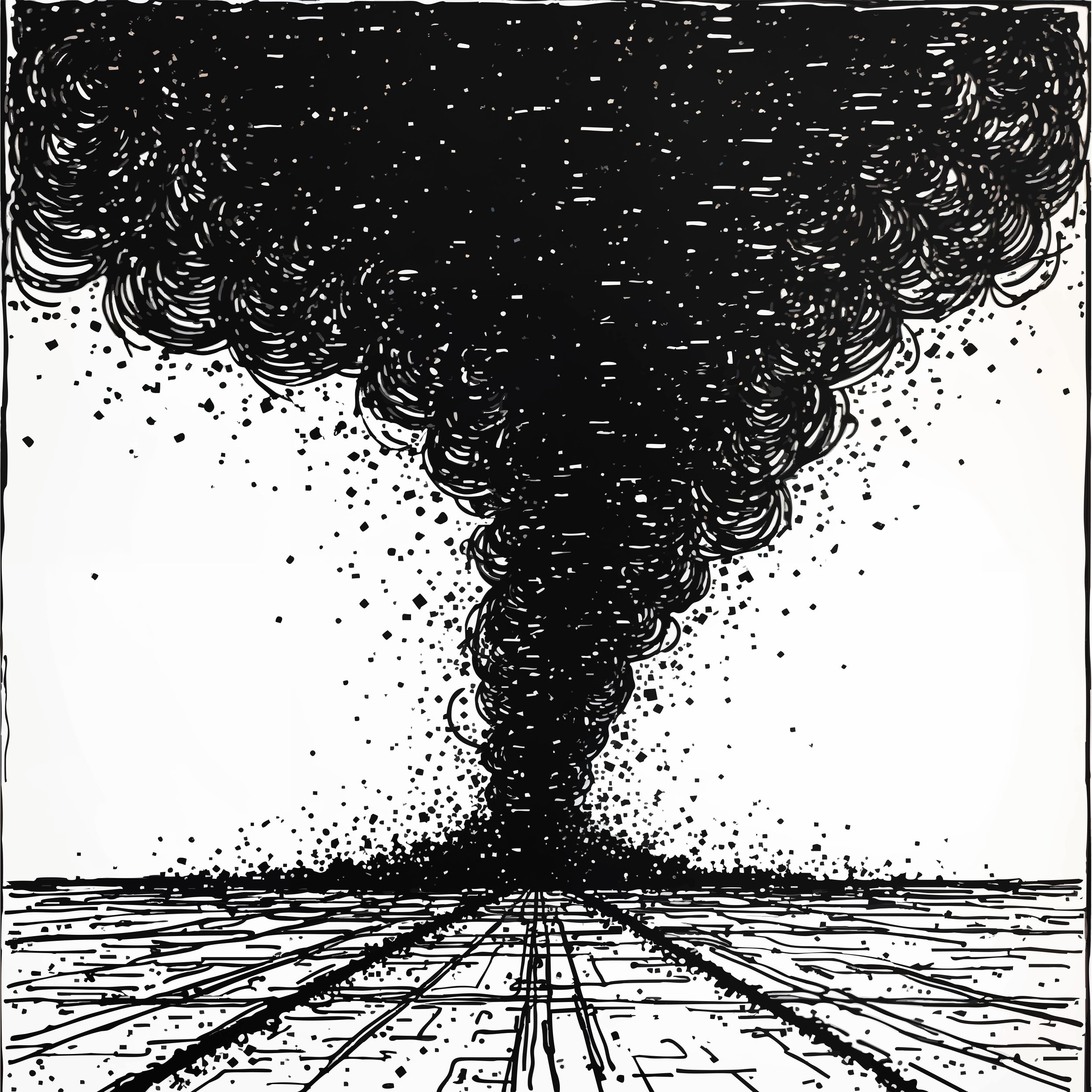 Pixelated Tornado