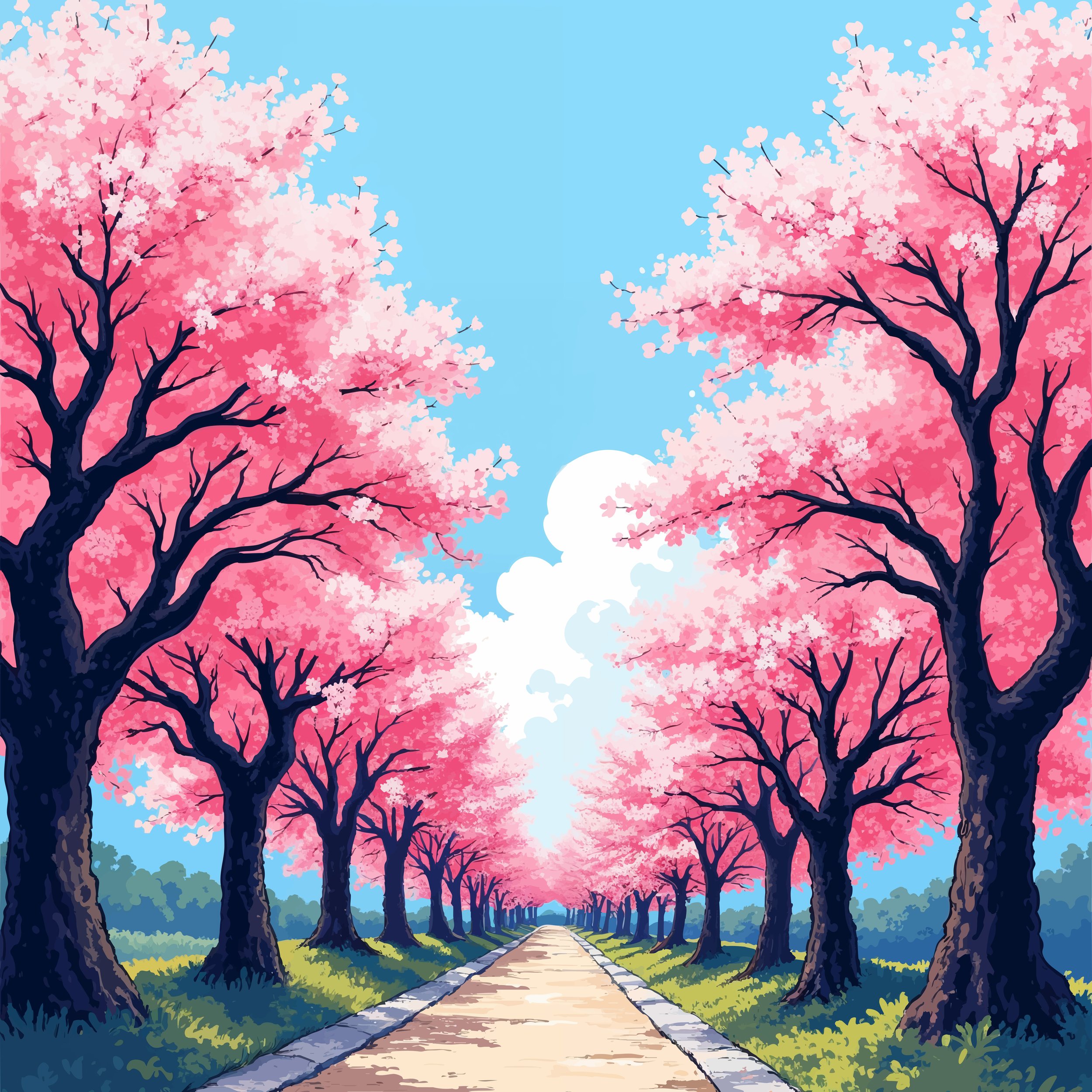 Cherry Blossom Trees
