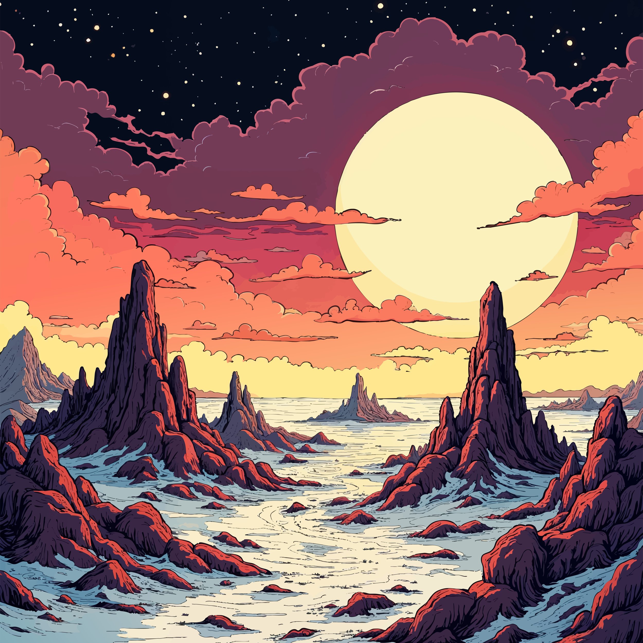 Exoplanet Landscape 2