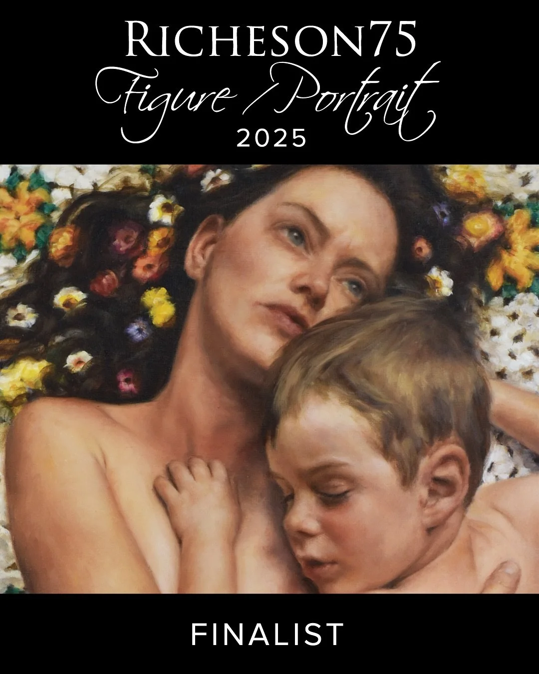I&rsquo;m so excited to learn that my painting A Mother&rsquo;s Worry has been selected as a finalist in the @richesonart Figure/Portrait 2025 Competition! So honored to be included amongst such renowned artists. 

It will be live in their online exh