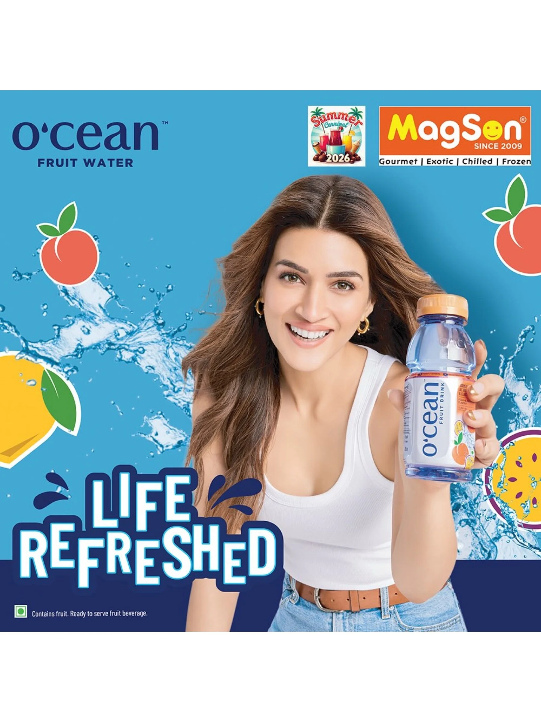 KRITI SANON X OCEAN BEVERAGES