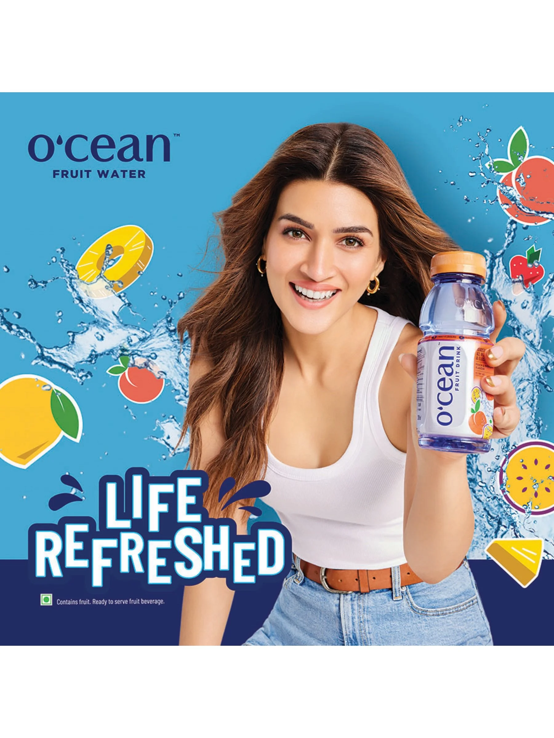 KRITI SANON X OCEAN BEVERAGES