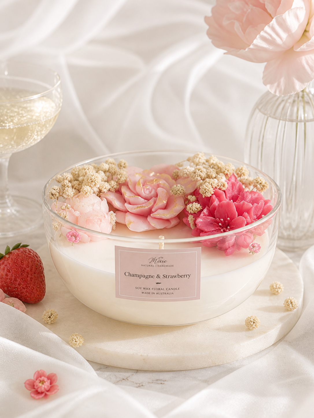 Champagne & Strawberries | Enchanted Garden