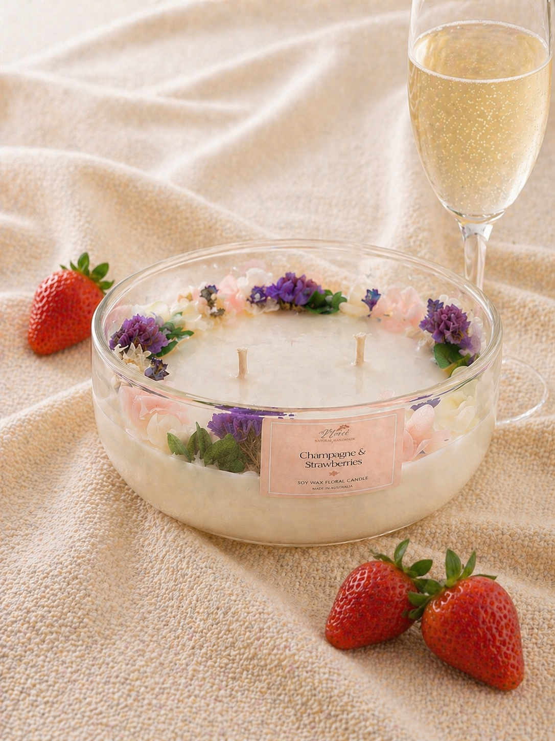 Champagne & Strawberries | Flore